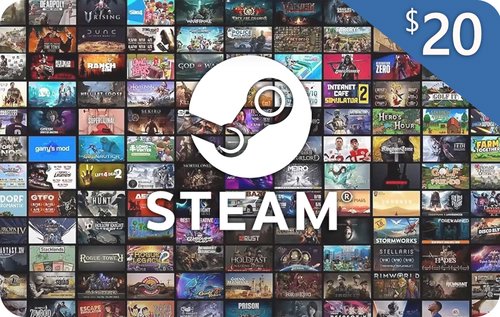 Buy Steam Gift Card 20 USD USA