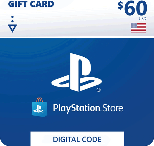 Buy PSN Card 60 USD - PlayStation Network USA