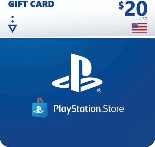 حقيقي PSN Card 20 USD - PlayStation Network USA بطاقة هدايا