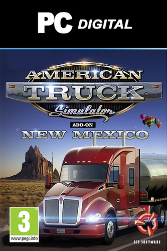 New American Truck Simulator - New Mexico DLC (STEAM) WW Game Key In Stock