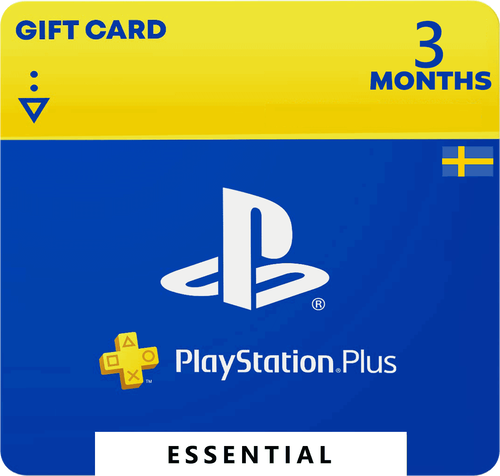 PlayStation Plus Essential 3 Months Sweden - Authentic Game Code