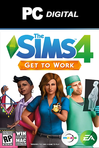 Official The Sims 4: Get to Work DLC (ORIGIN) WW Digital Code