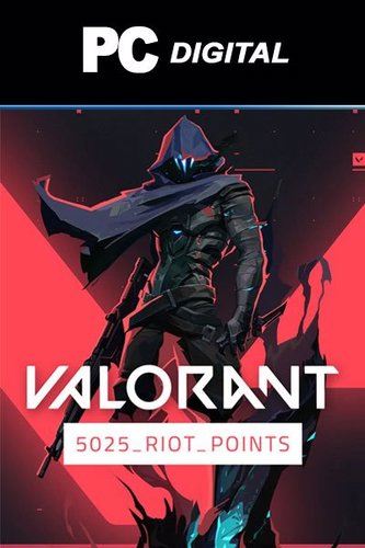 Instant Valorant Gift Card 5025 Riot Points EUR EU Download