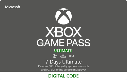 Сатып алыңыз Xbox Game Pass Ultimate 7 Days (New Accounts) Санарип версия Бүгүн