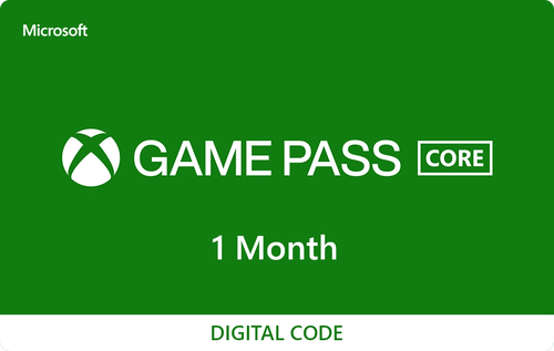 Xbox Live Gold - Xbox Game Pass Core 1 Month WW Оюн ачкычы - Тез жеткирүү