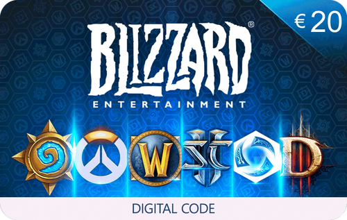 Blizzard Gift Card 20 EUR EU Neu Digitaler Download Verfügbar