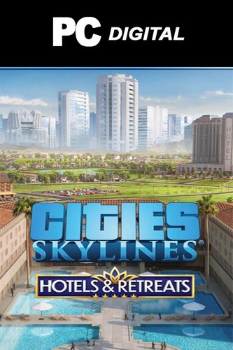 Official Cities: Skylines - Hotels & Retreats DLC PC (STEAM) WW Gift Card