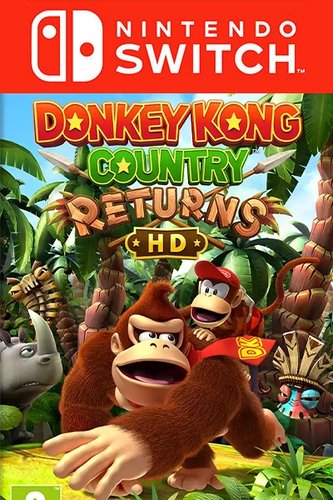 Donkey Kong Country Returns HD Nintendo Switch EU Цифровая Загрузка - Самая Низкая Цена Гарантировано