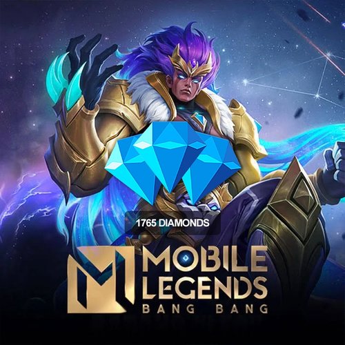 New Mobile Legends - 1765 Diamonds Digital Download Available