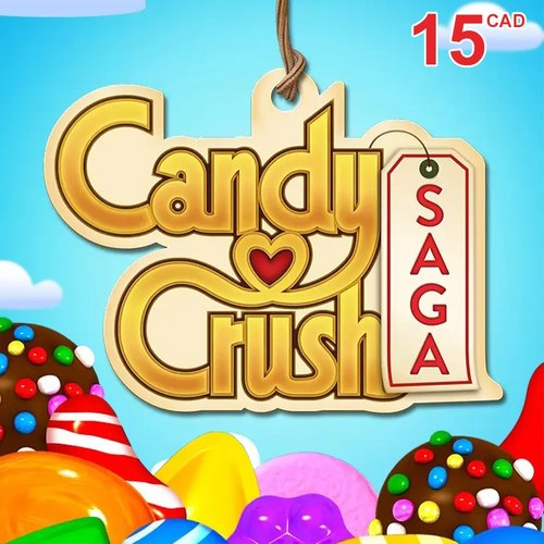 Authentic Candy Crush Gift Card 15 CAD CA Digital Code