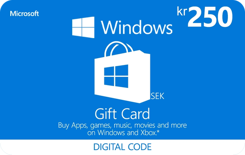 Microsoft Gift Card 250 SEK Sweden Game Key - Secure Purchase