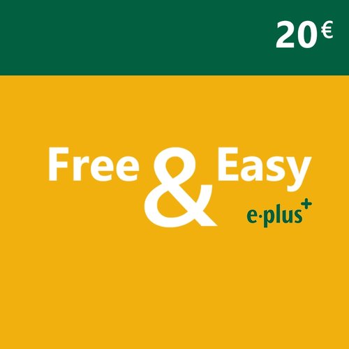Free&Easy 20 EUR Direct Top Up Germany Gift Card - Fast Delivery