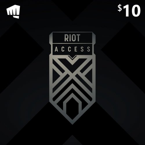 Riot Access 10 USD US Game Key - Secure Purchase