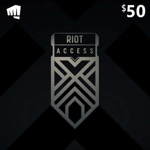 Riot Access 50 USD US - Official Digital Key