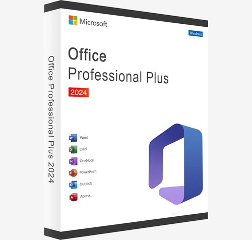 Microsoft Office 2024 Professional Plus PC - 3 Devices Copie Digitale - Prêt à Jouer