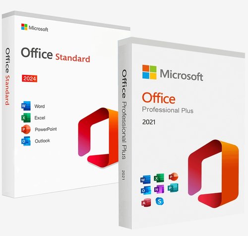 Microsoft Office 2024 Standard + Office 2021 Professional Plus - 3 Devices Authentique Clé de Jeu